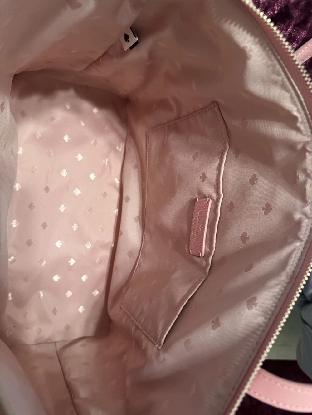 Kate Spade New York Flash Glitter Pink Tote Saffiano EUC - Picture 6 of 6
